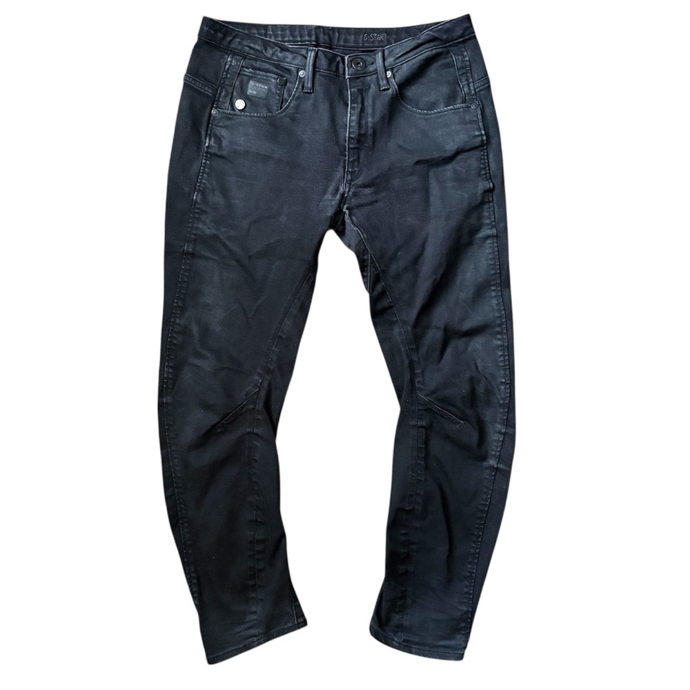 G-Star Women's Black Straight Leg Jeans